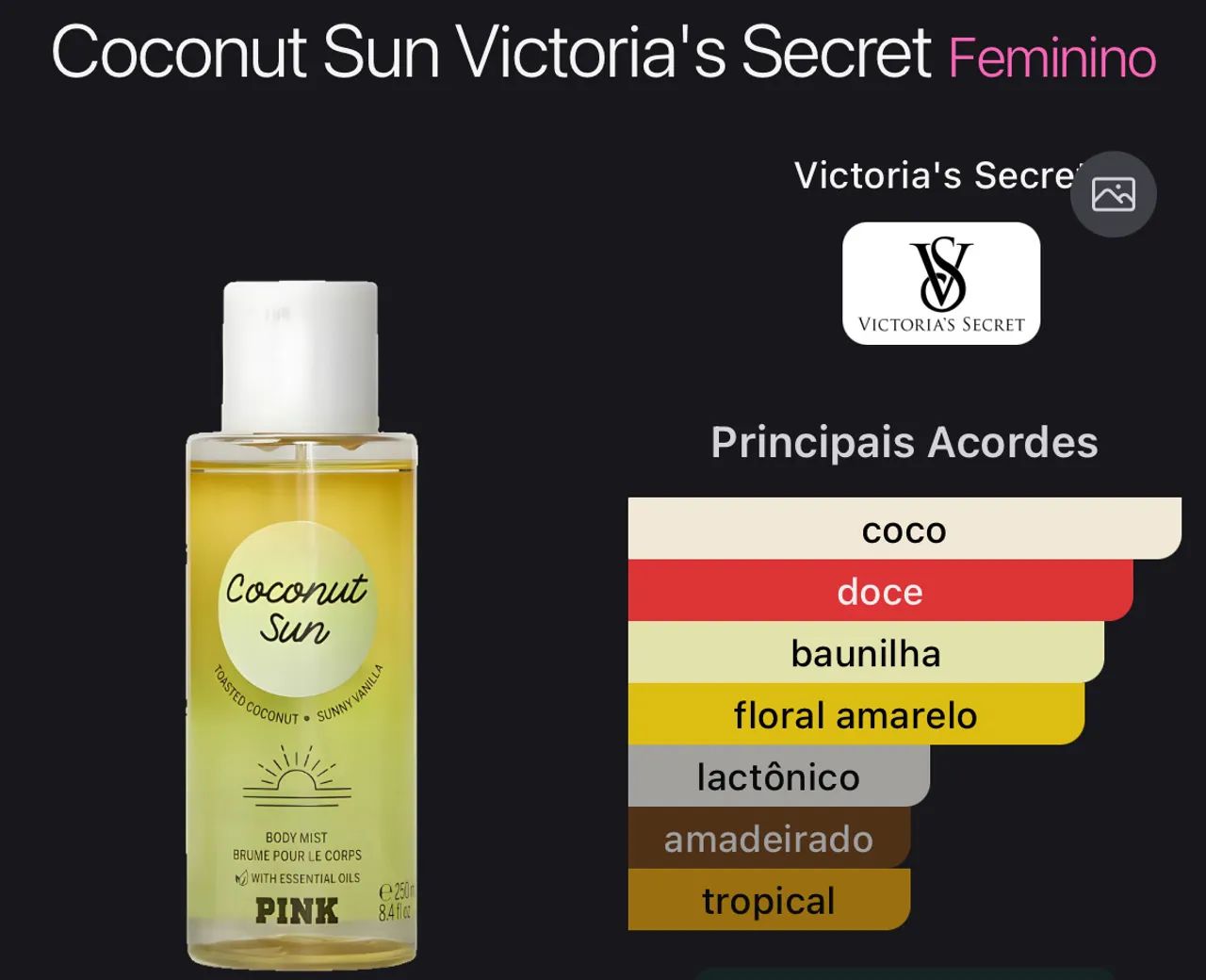 BODY SPLASH VICTORIA?S SECRET - PINK