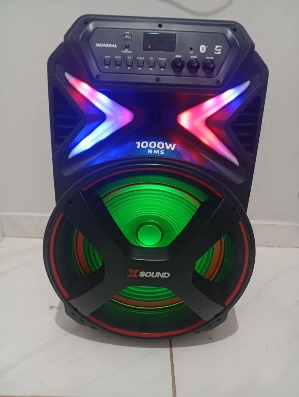 Caixa de som mondial (nova)