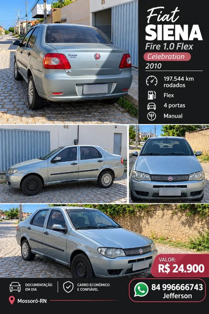 Fiat Siena Siena 1.0/ EX 1.0 mpi Fire/ Fire Flex 8v 2010