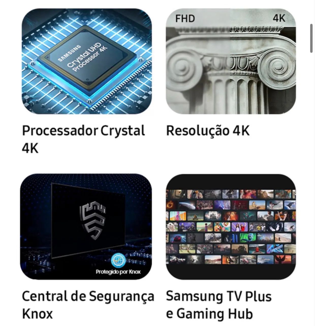 Tv sansung Crystal 55  - Foto 4
