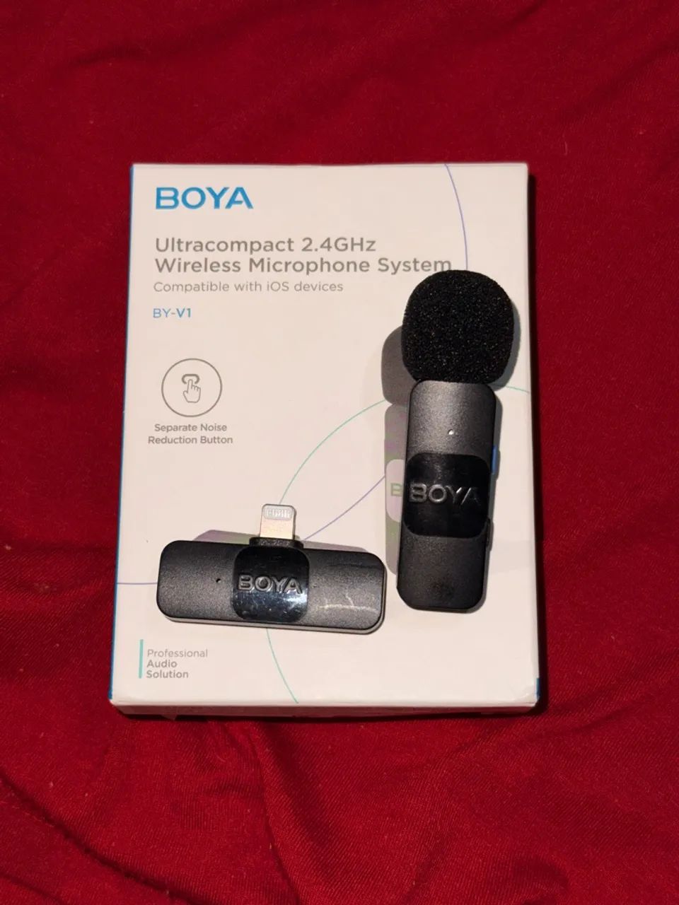 Microfone lapela BOYA BY-V1