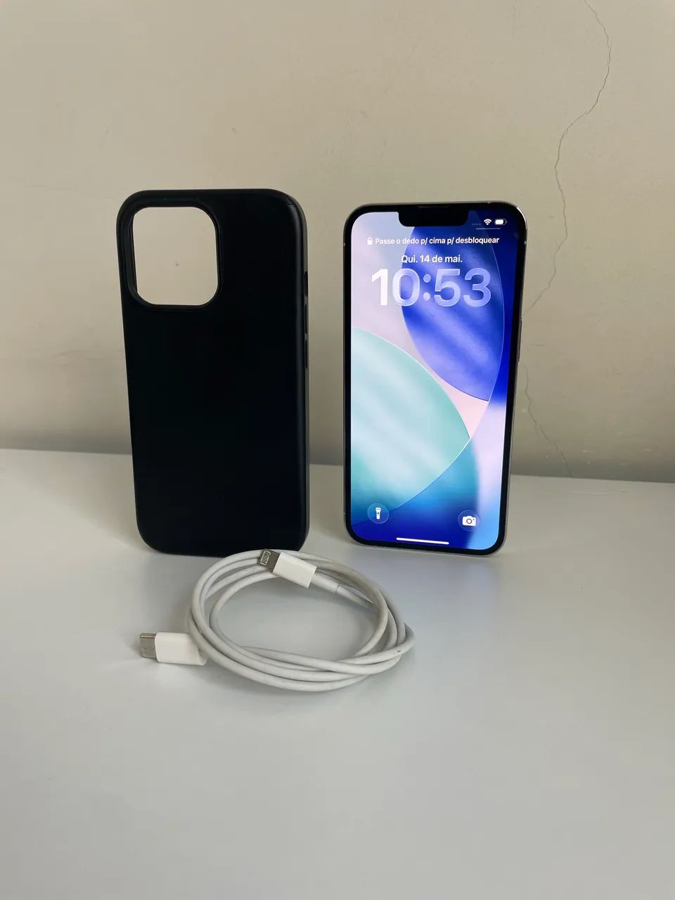 iPhone 13 Pro 128gb - Silver (Branco) - IMPECÁVEL - Celulares e