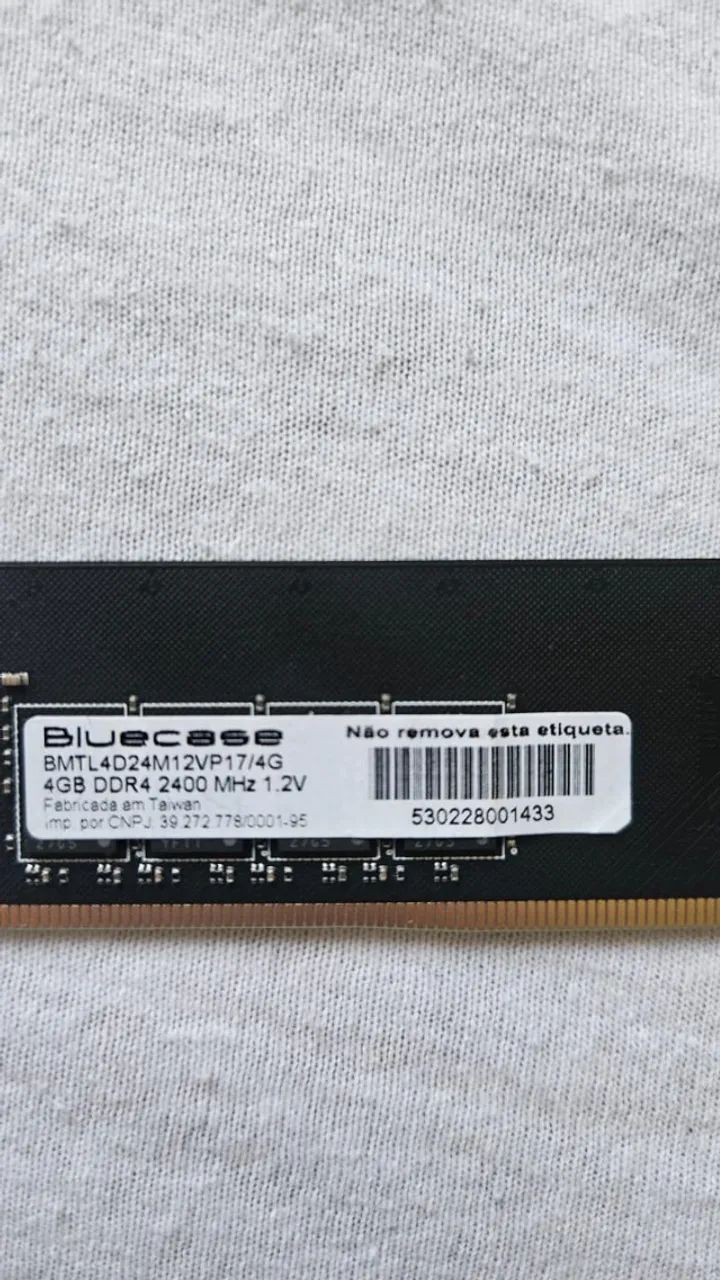 MEMÓRIA RAM 4GB DDR4 2400MHz  1.2V