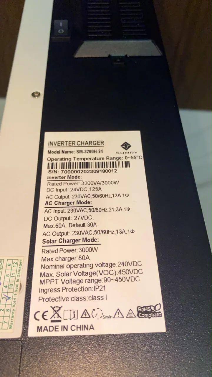 Inversor Híbrido 24v/220v  - Foto 2