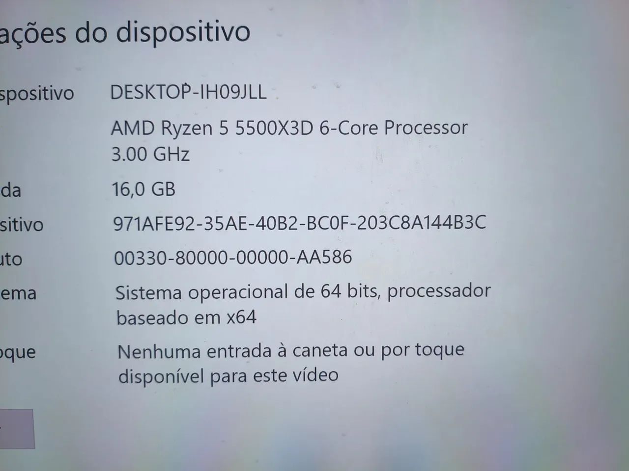 Pc Gamer Ryzen 5 5500X3D com RX 7600 estudo tr - Foto 5