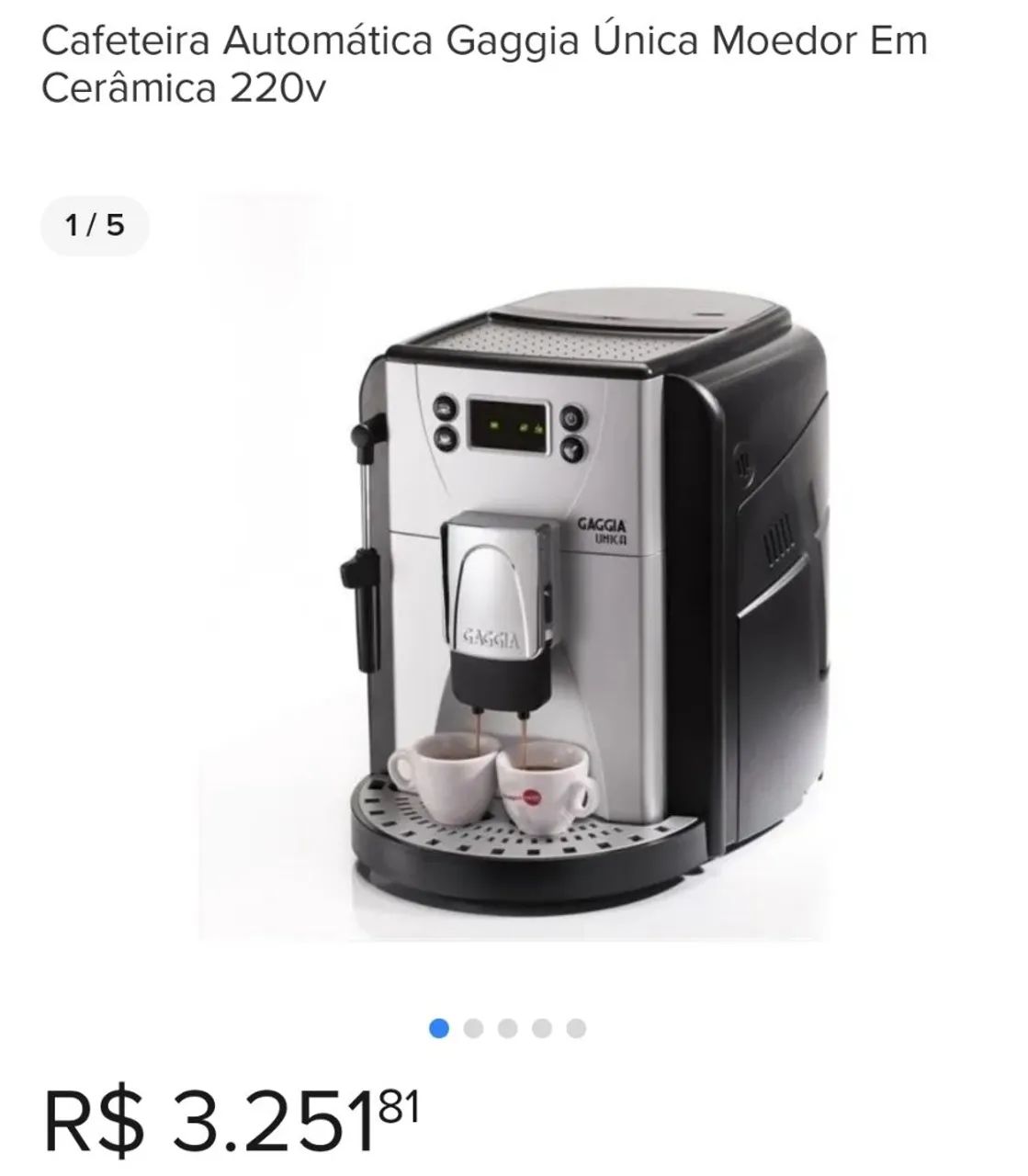 Cafeteira moderna