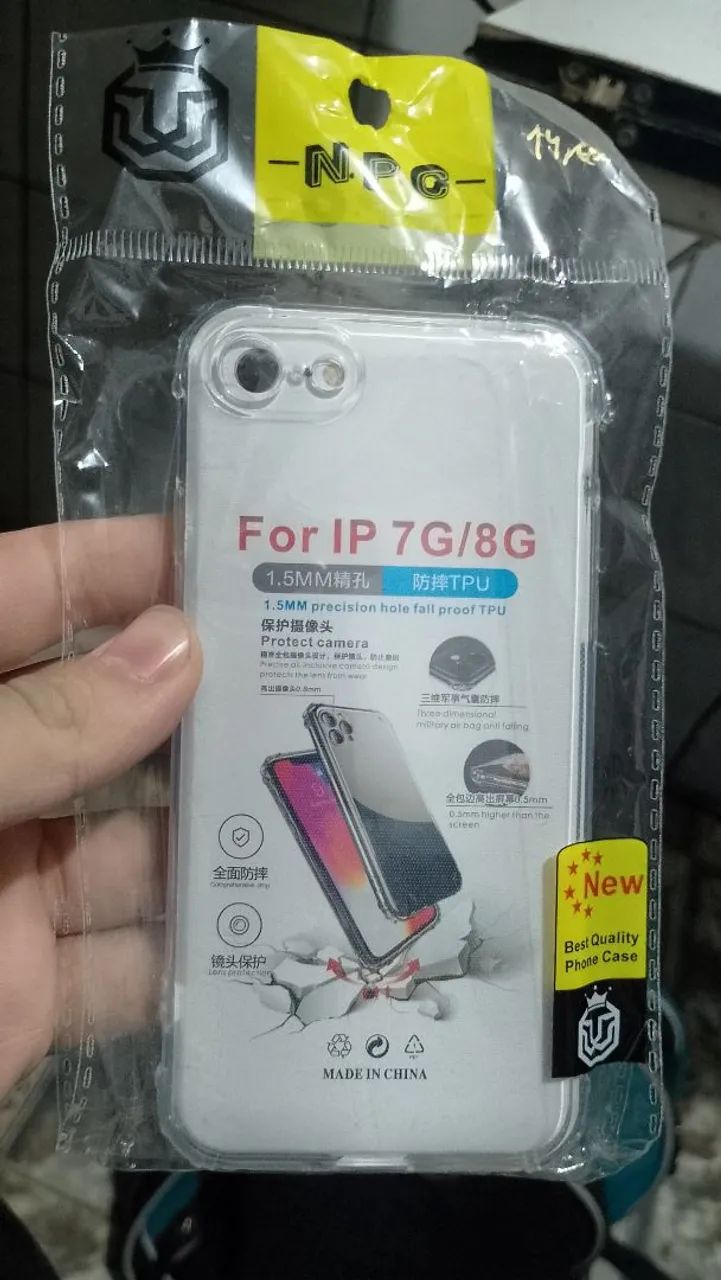 Capa iPhone 7/8 Transparente 