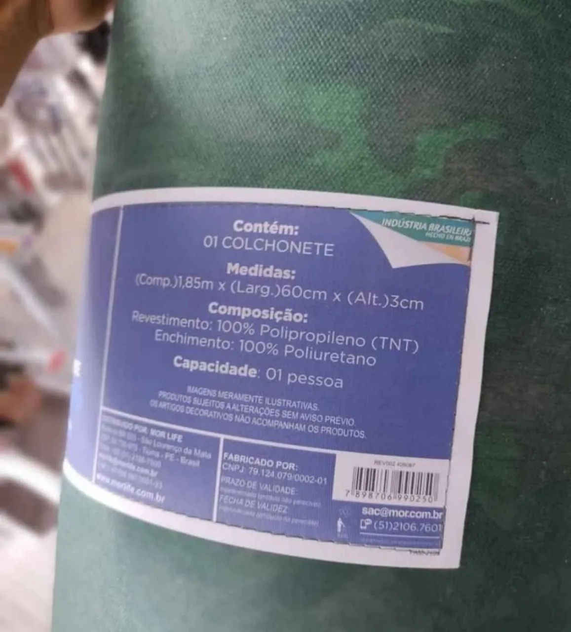 Colchonete Solteiro Mor (Pronta entrega) - Foto 4