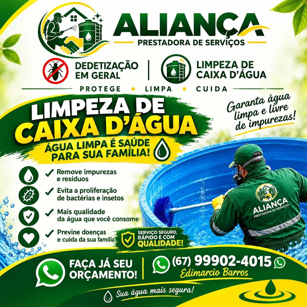 Limpeza de caixa d'água e dedetização em geral  - Foto 2