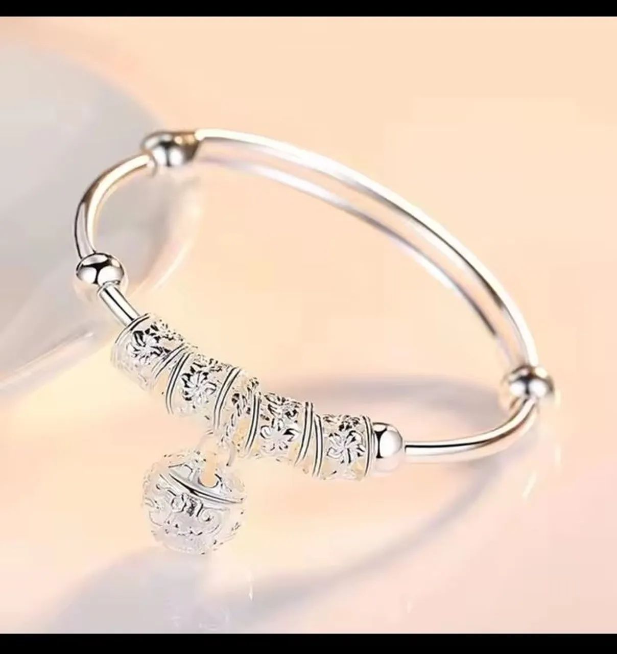 Pulseira elegante prateado - Foto 4