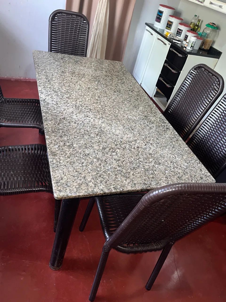 Mesa de granito 6 lugares 150x80 - Foto 2