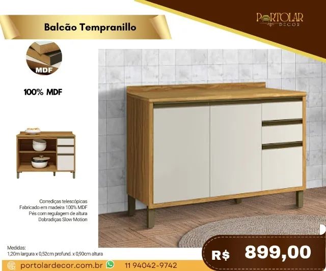 Balcão Tempranillo, a pronta entrega 