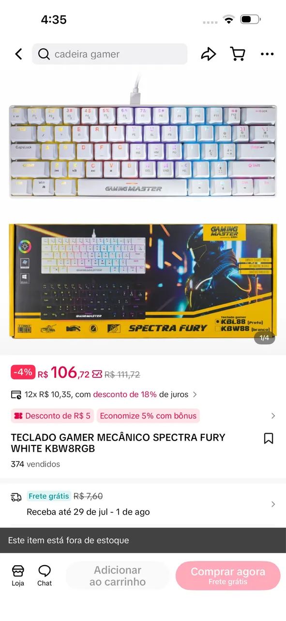 Setup gamer completo  - Foto 4