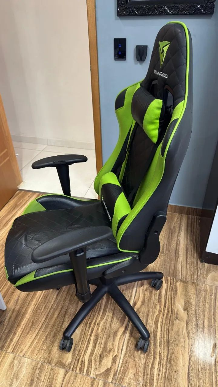 Cadeira Gamer ThunderX3 TGC12 Verde - Foto 2