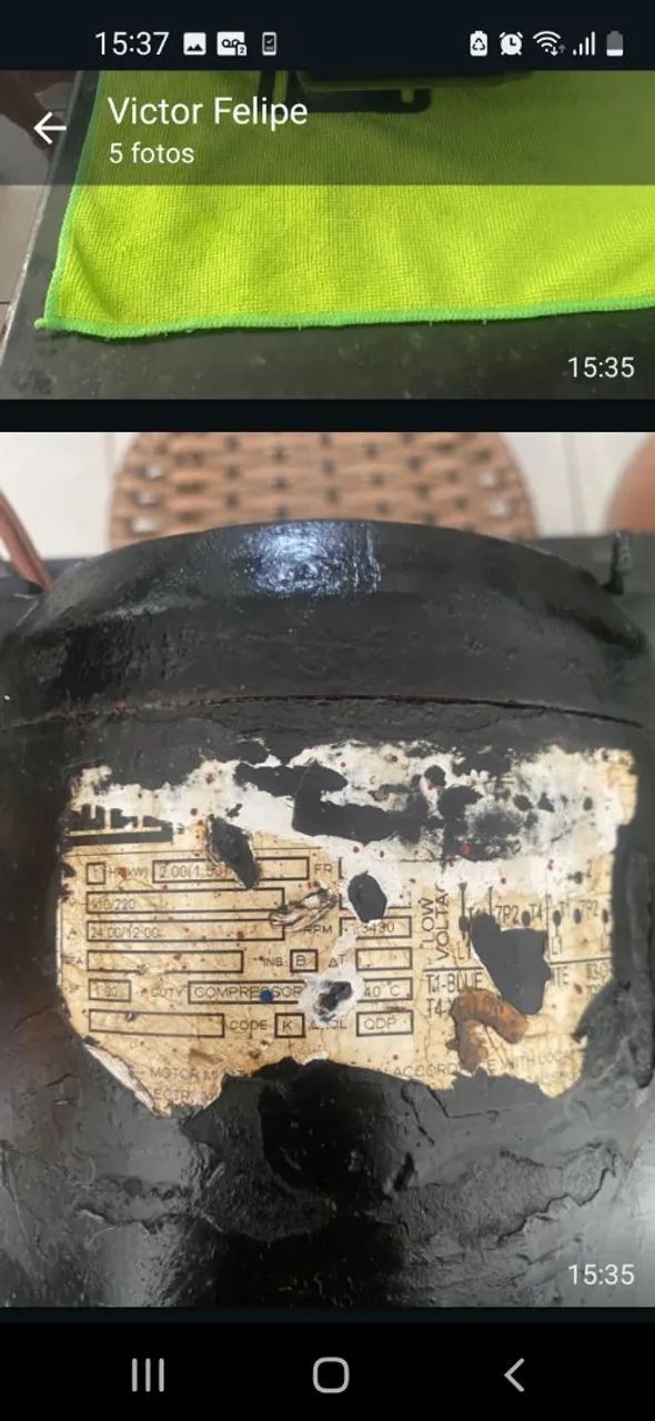 motor monofasico weg de 2 cv de alta rotação  - Foto 3