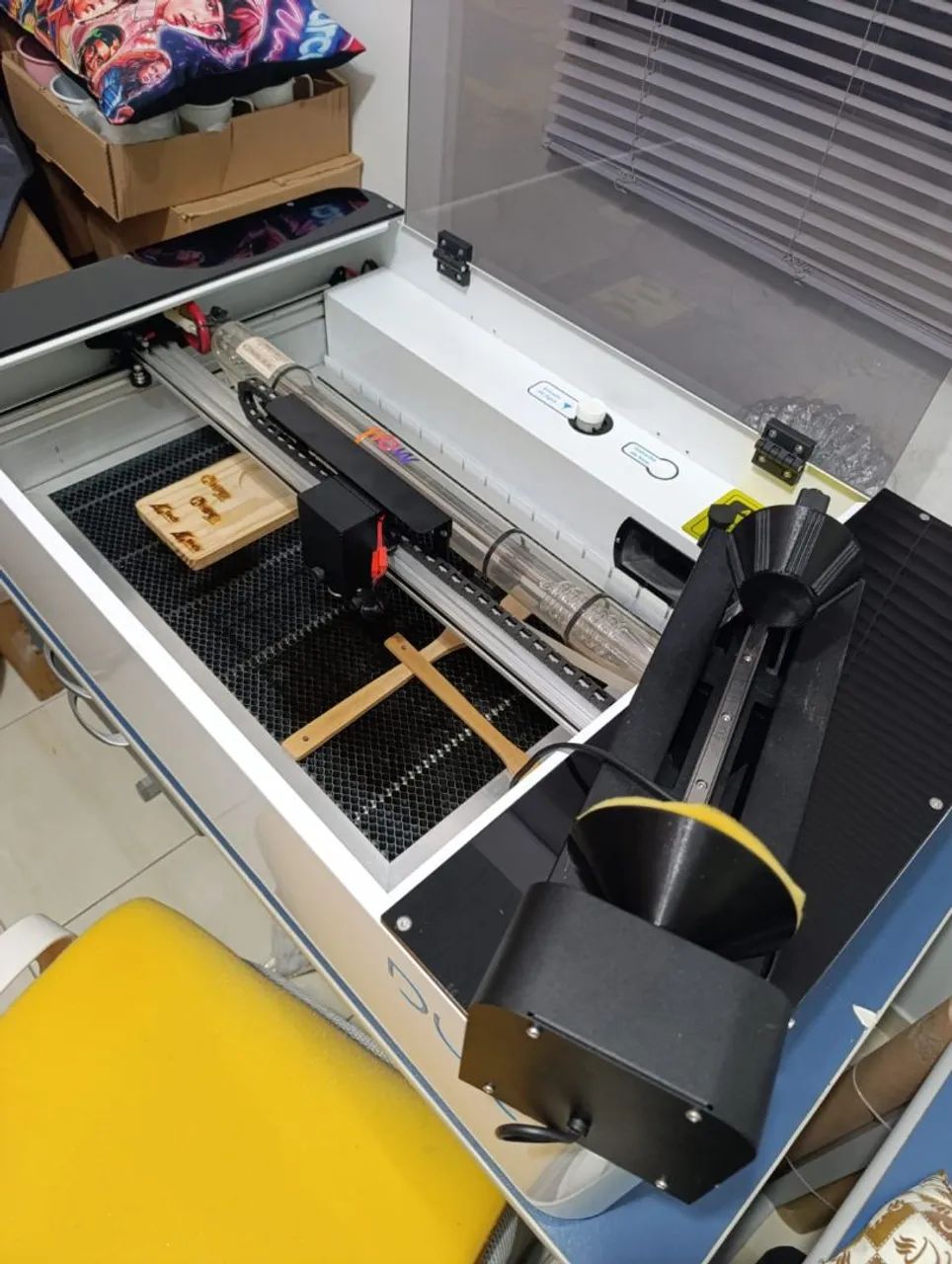 Gravadora laser due flow com colmeia e giro rotativo - Foto 5