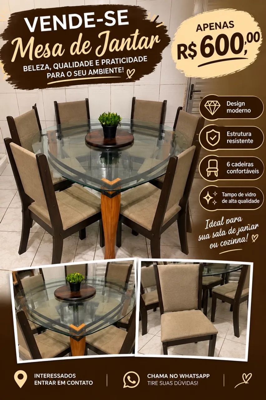Mesa de jantar - Foto 3
