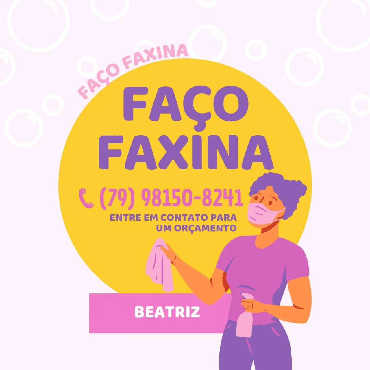 Faço faxina