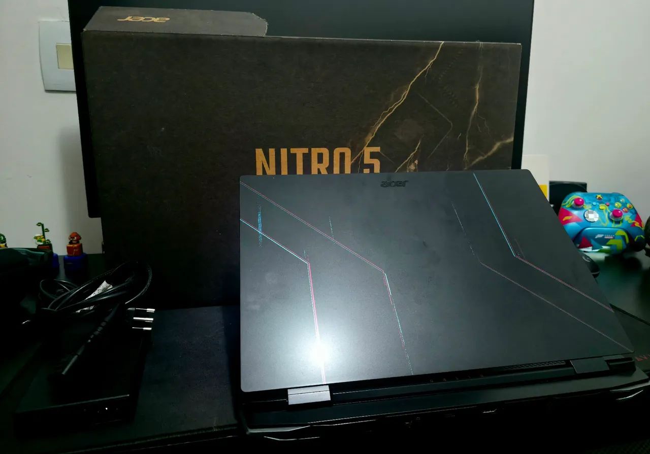 Notebook Acer Nitro 5 RTX 3050 (aceito vídeo game na troca) - Foto 2