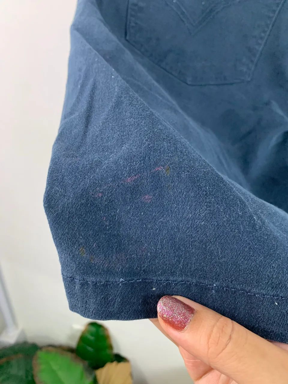 Bermuda jeans masculina azul 46 - Foto 4