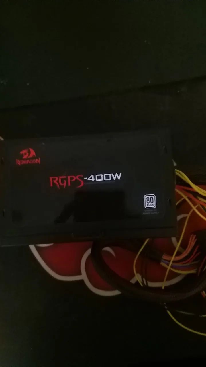 Fonte 400w rgps redragon 80 plus white - Foto 3