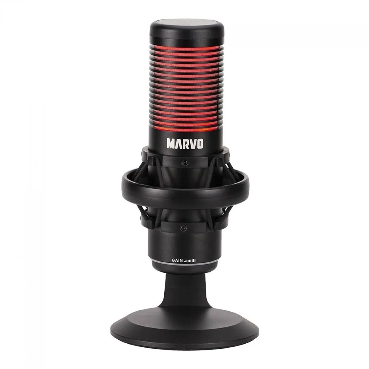 Microfone de mesa Gamer MARVO Blast 60 Black RGB