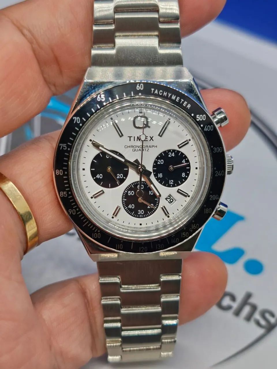 RELOGIO Q TIMEX PANDA - Foto 2