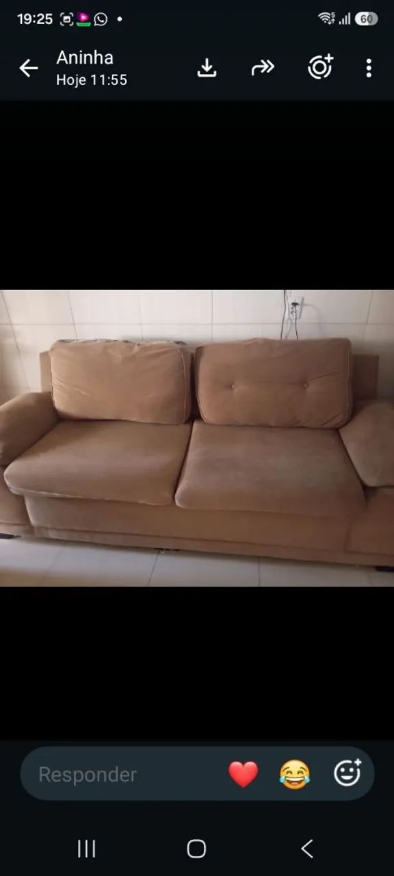 Sofá 3 lugares ótimo estado de uso  - Foto 2