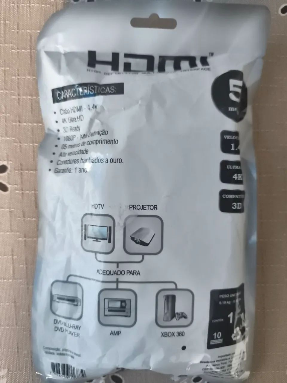 Cabo HDMI 5M - Foto 2