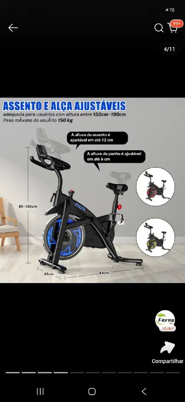 Bicicleta hergometrica  - Foto 3