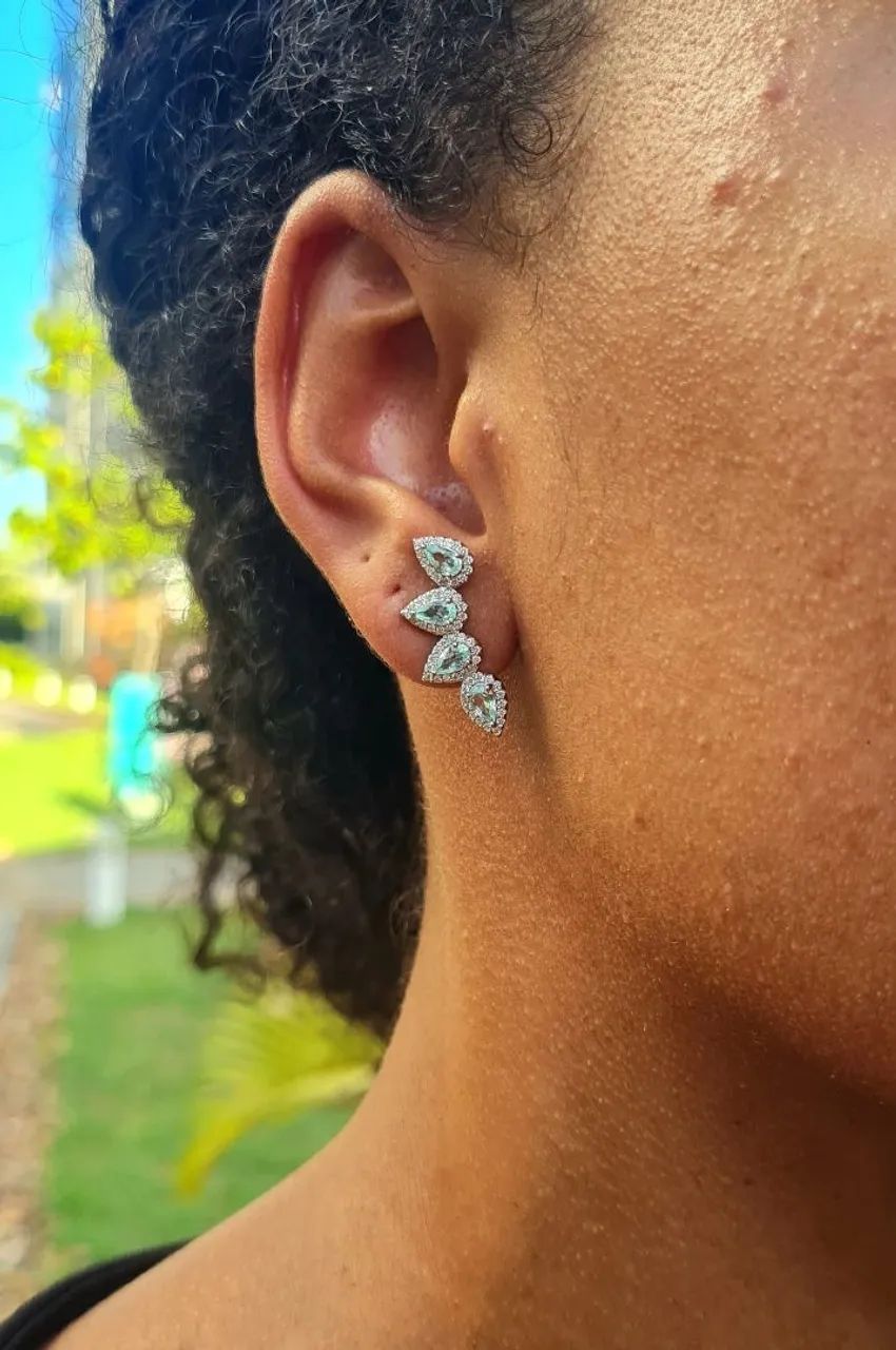 Brinco Earcuff Prata 925 c/ Ródio  - Foto 2