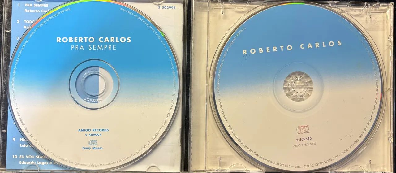 CD Roberto Carlos- Para sempre  - Foto 3