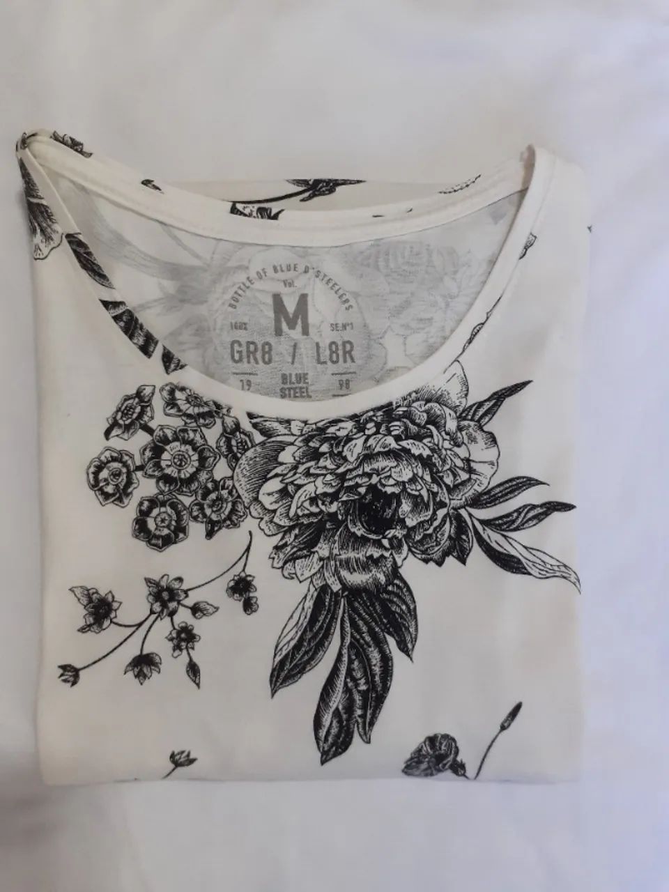 Camiseta Masc OFF WHITE Tam M - Foto 4