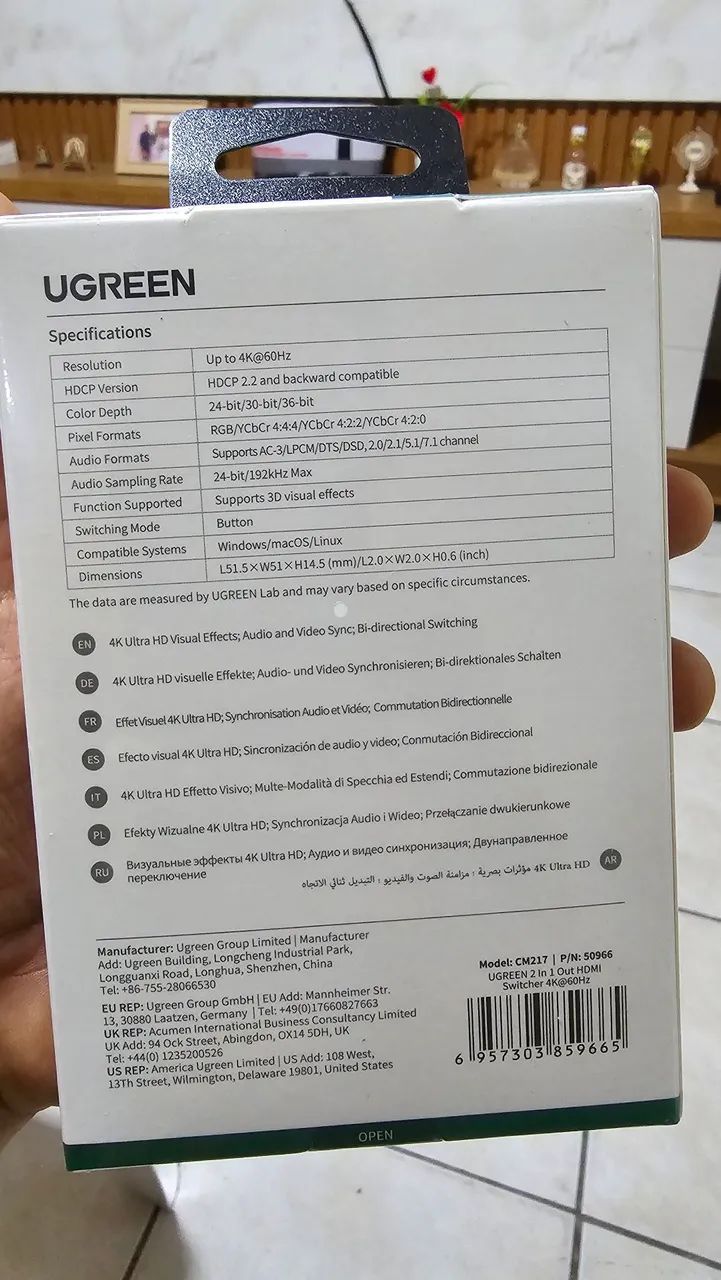 Switch hdmi bi direcional ugreen - Foto 2