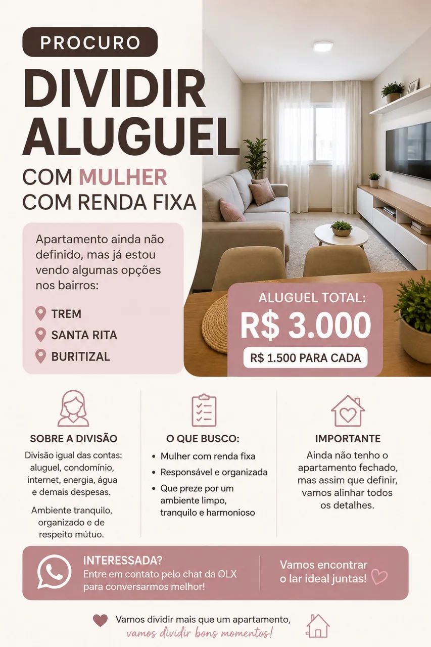 Dividir aluguel 