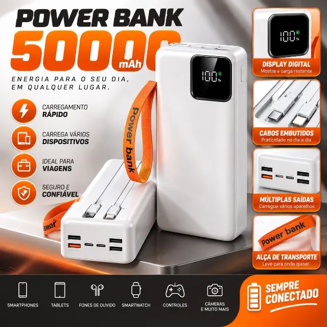POWER BANK 50.000mAh