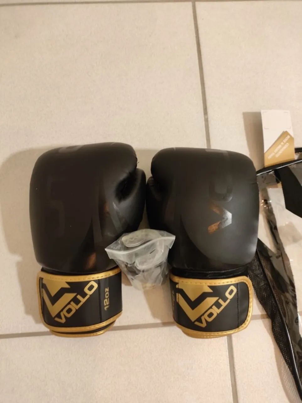 Kit luva Boxe/Muay thai Vollo 12oz