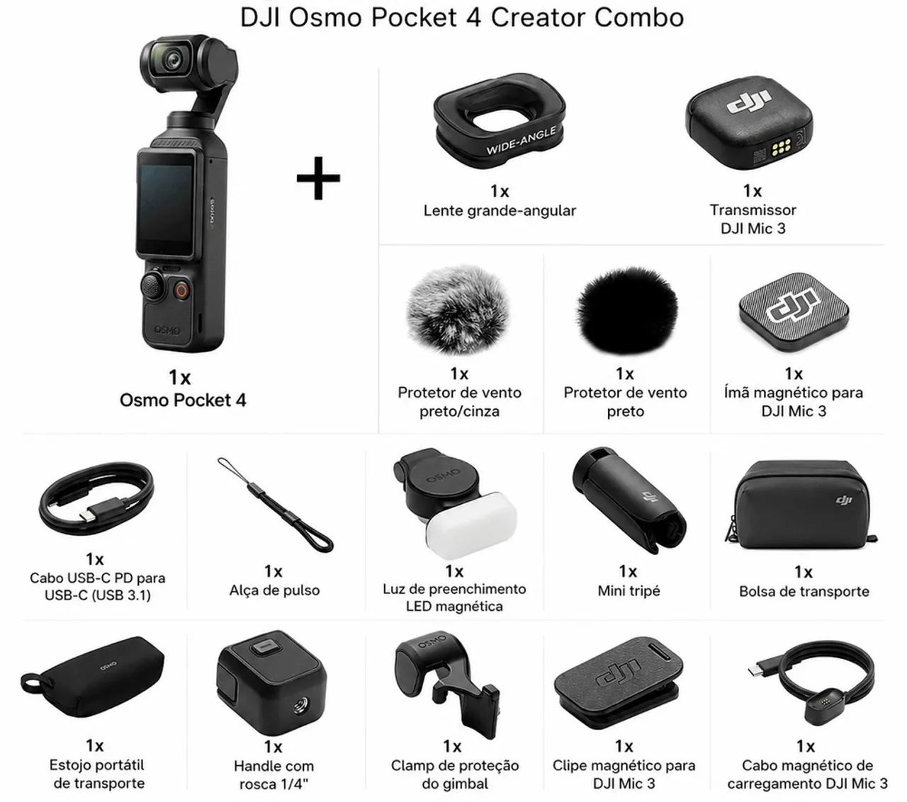 DJI OSMO POCKET 4 CREATOR COMBO + BATERIA EXTRA  - Foto 5