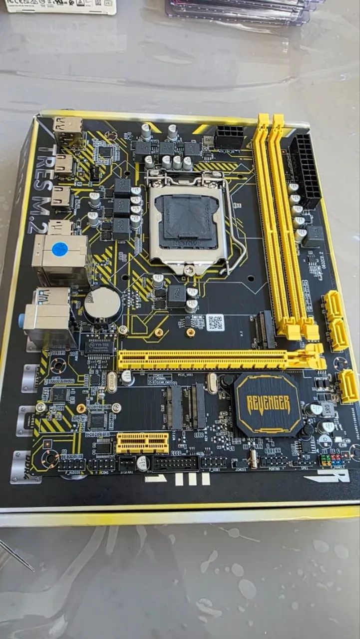 PLACA MÃE H110 REVENGER LGA1151 6º7º8º9º GERAÇÃO INTEL - Foto 3