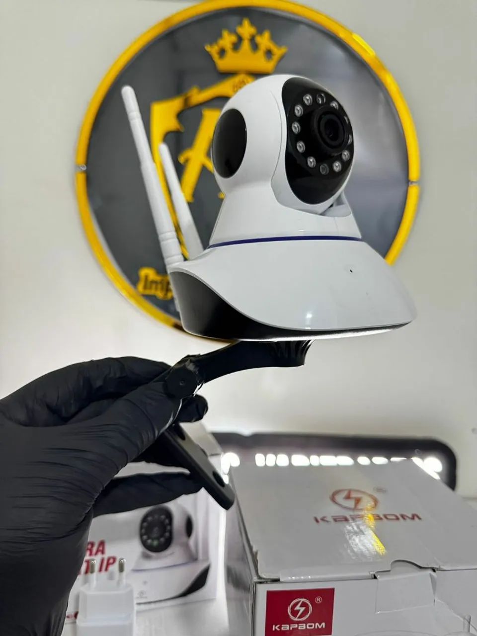 Camera Wi-fi interna visão noturna  - Foto 4