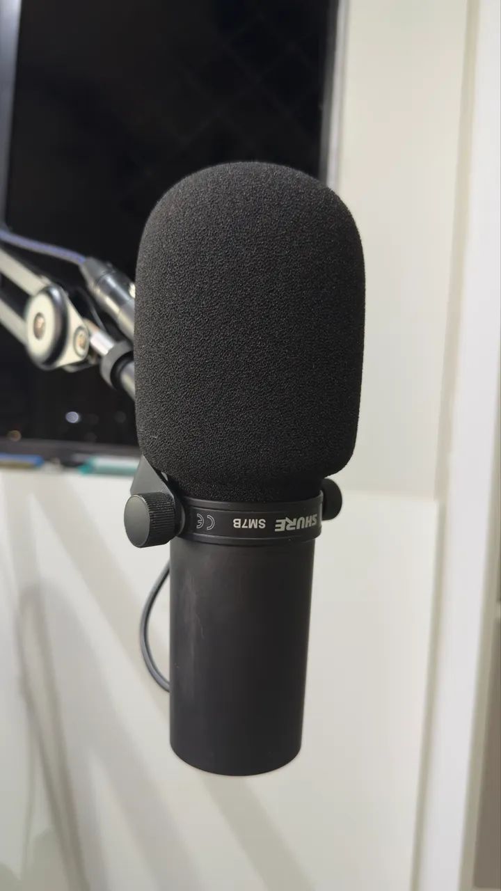 microfone shure sm7b + cloudlifter original 