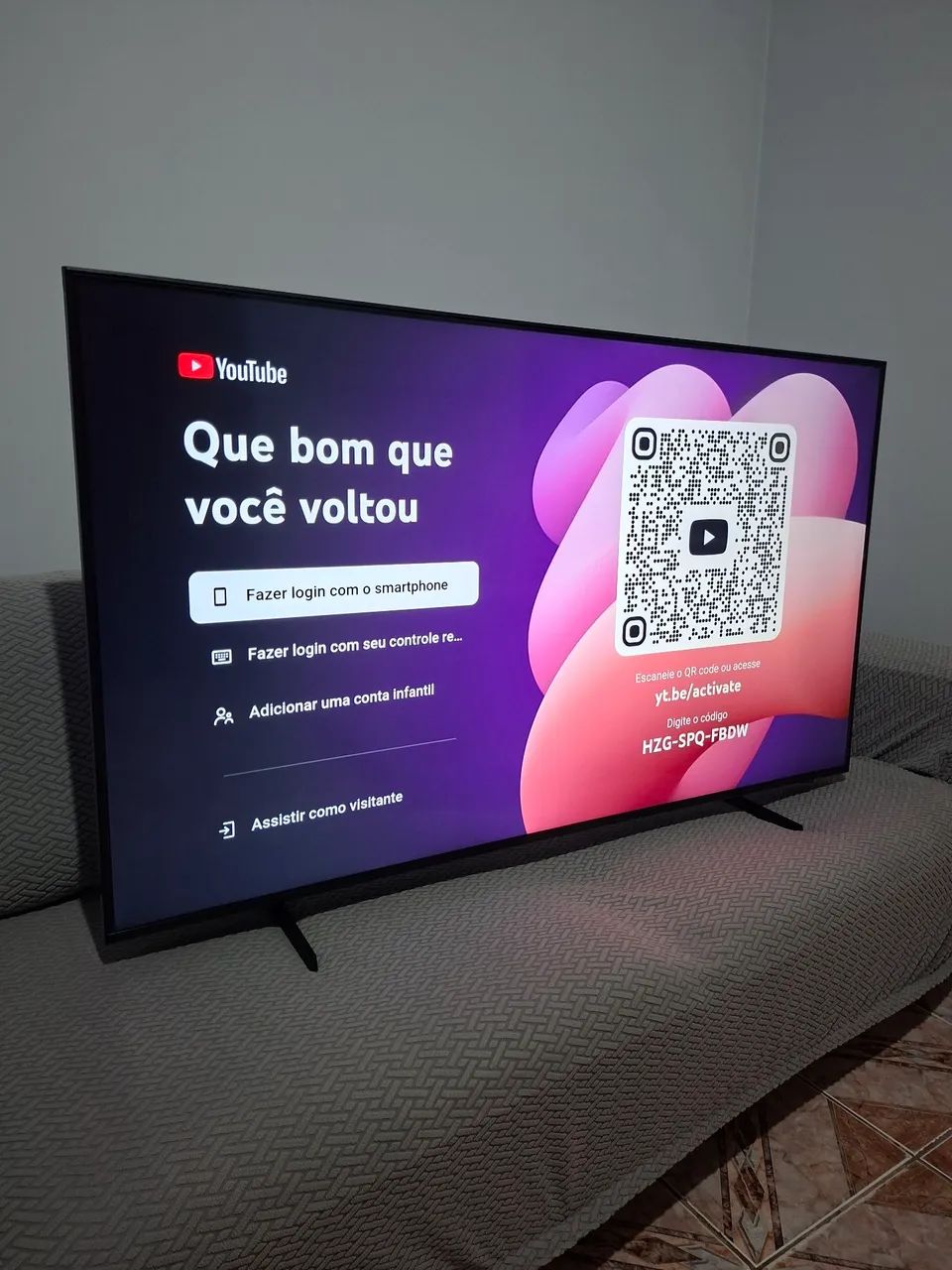 Smart TV Samsung 55" - 2 meses de uso - Foto 2