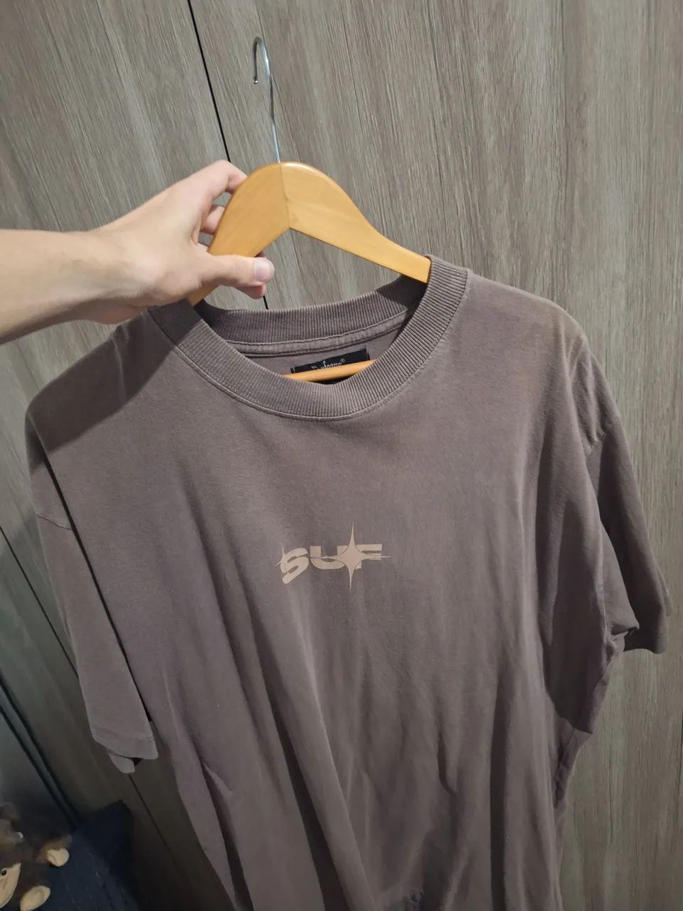 camiseta sufgang marrom original  - Foto 4