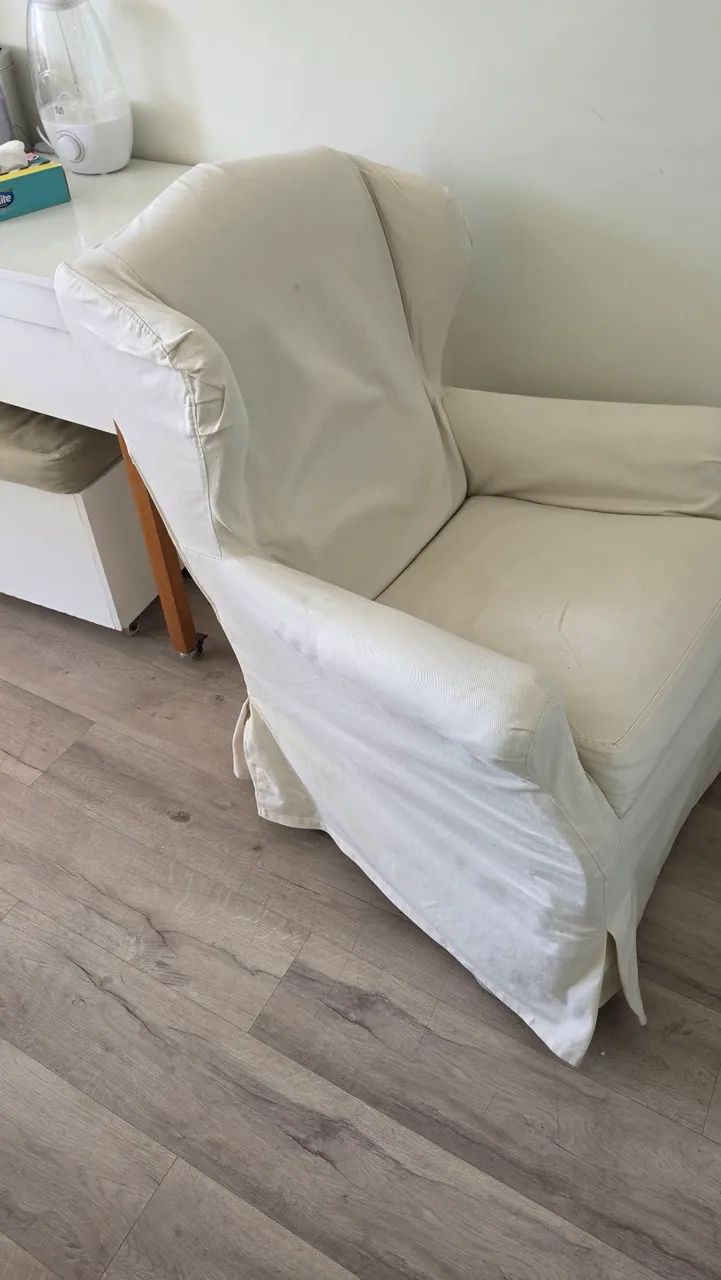Poltrona Berger forrada com Corino - Foto 2
