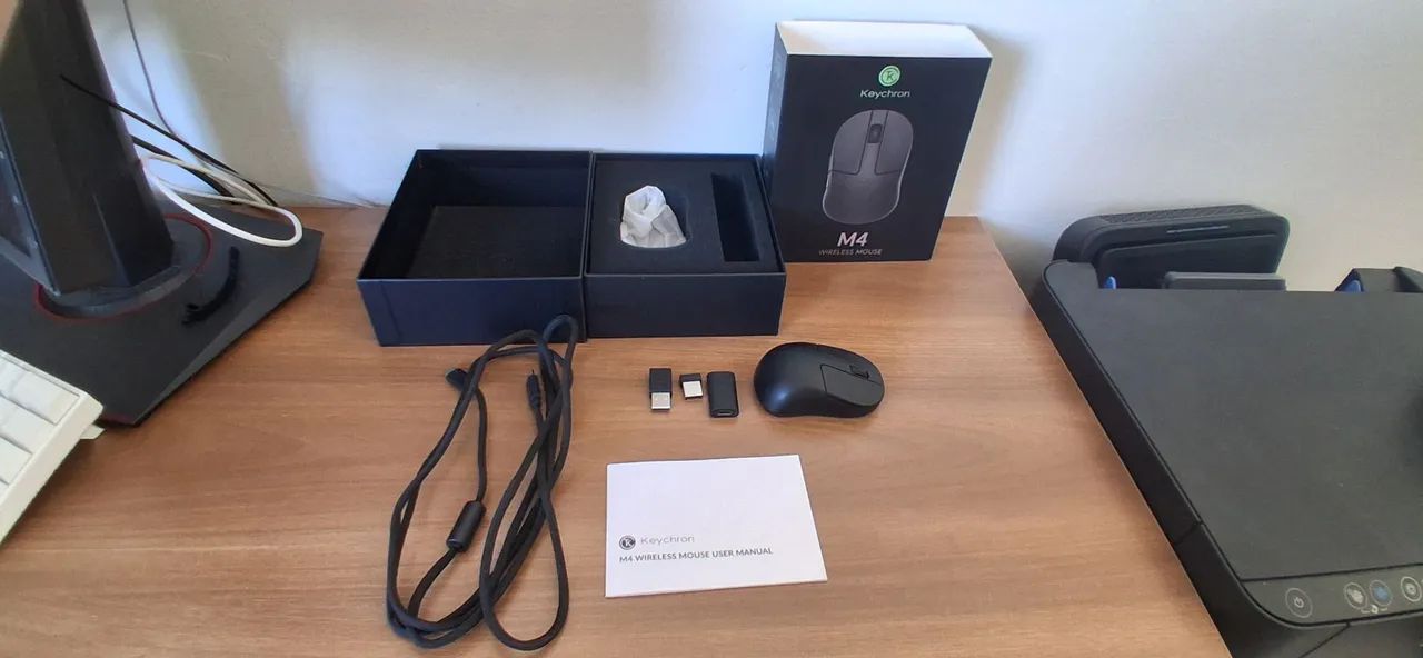 Mouse keychron M4 mini wirelles 1k polling rate - Foto 2