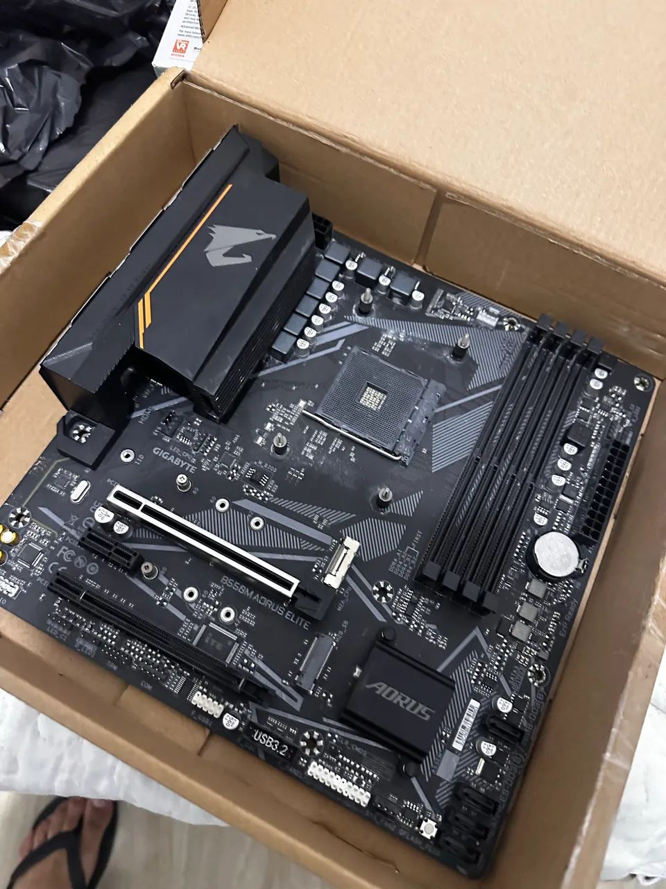 Kit upgrade ryzen 5500 + B550 aorus