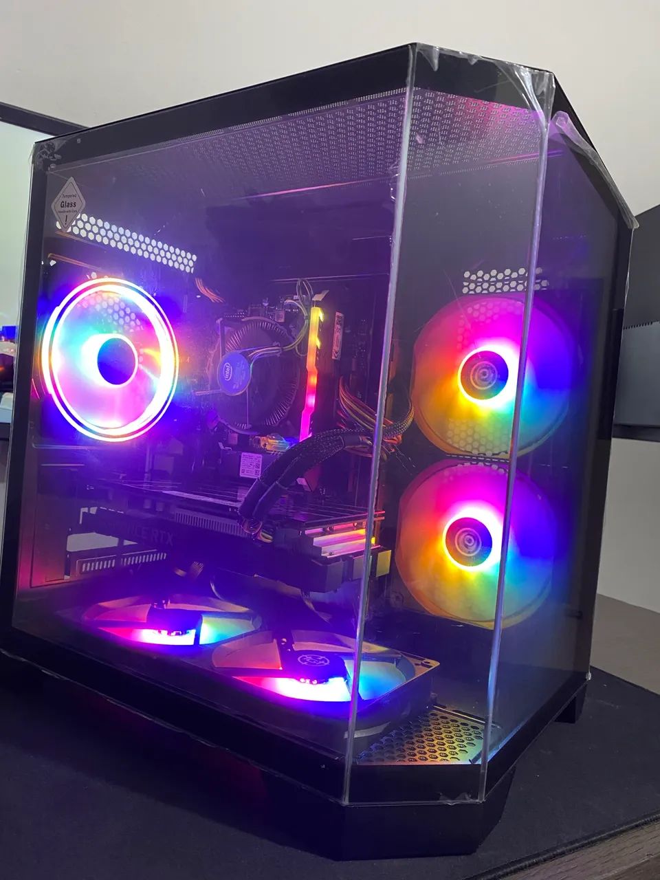 CPu Gamer Intel core i3 10100 16GB RGB NVMe 512gb Nvidia Rtx 2060