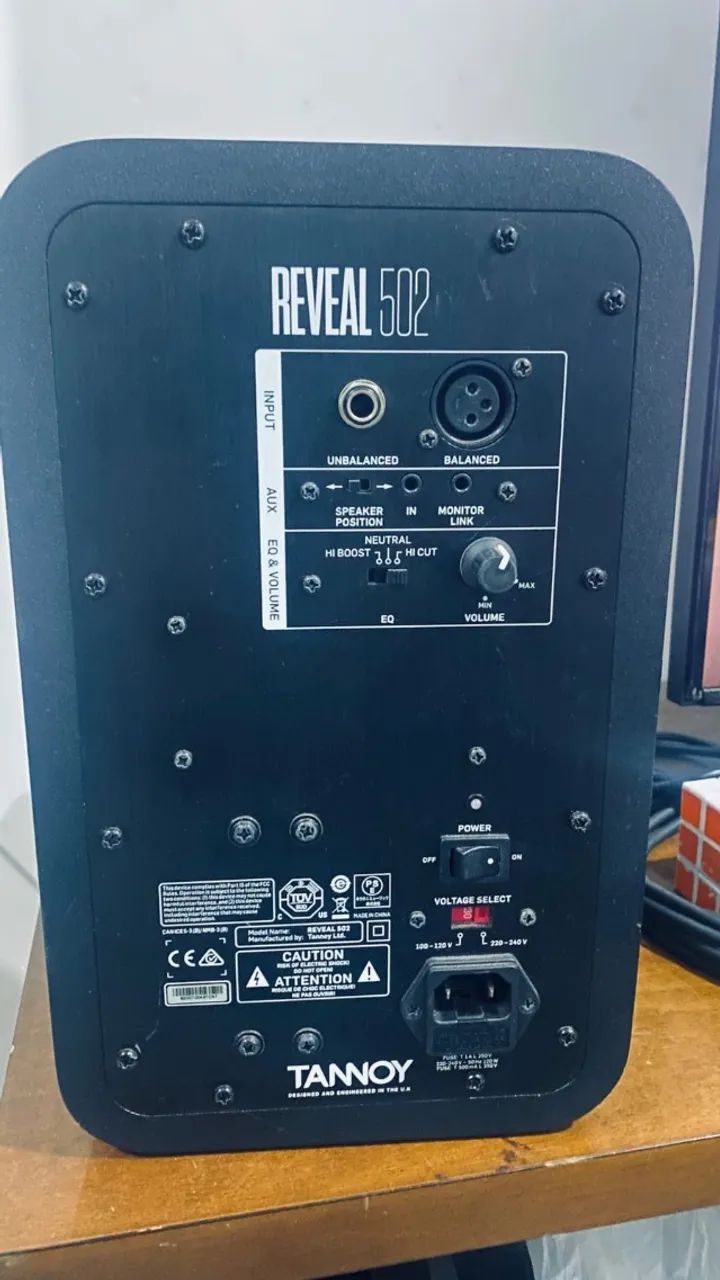 MONITOR DE REFERÊNCIA | TANNOY REVEAL 502 - Aparelhos de Som