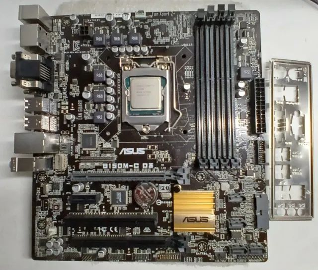KIT ASUS B150M-C D3/BR + i3 6100 e COOLER