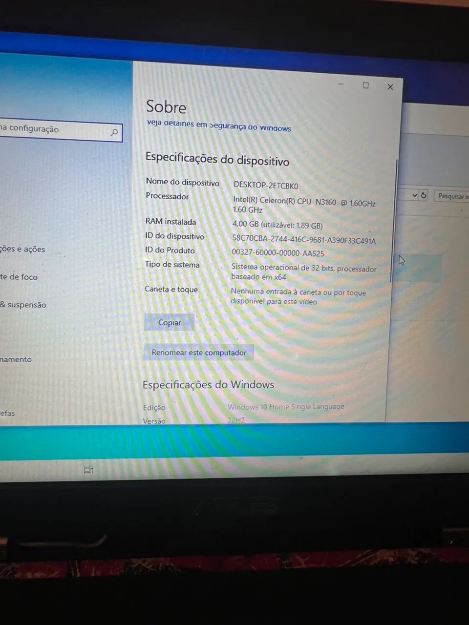 Notebook Asus  - Foto 5